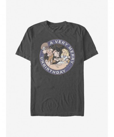 Exclusive Price Disney Alice In Wonderland Very Merry Un-Birthday T-Shirt $10.04 T-Shirts