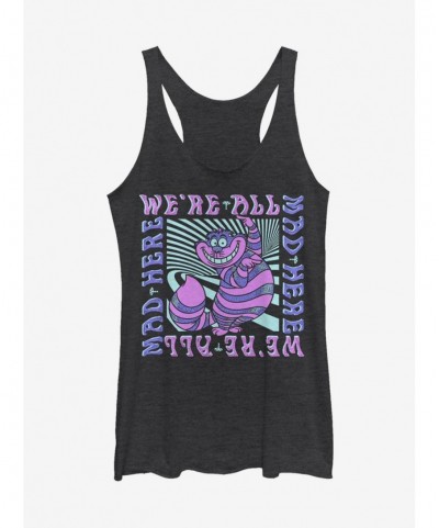 Low Price Disney Alice In Wonderland Mad Here Trip Girls Tank $8.29 Tanks