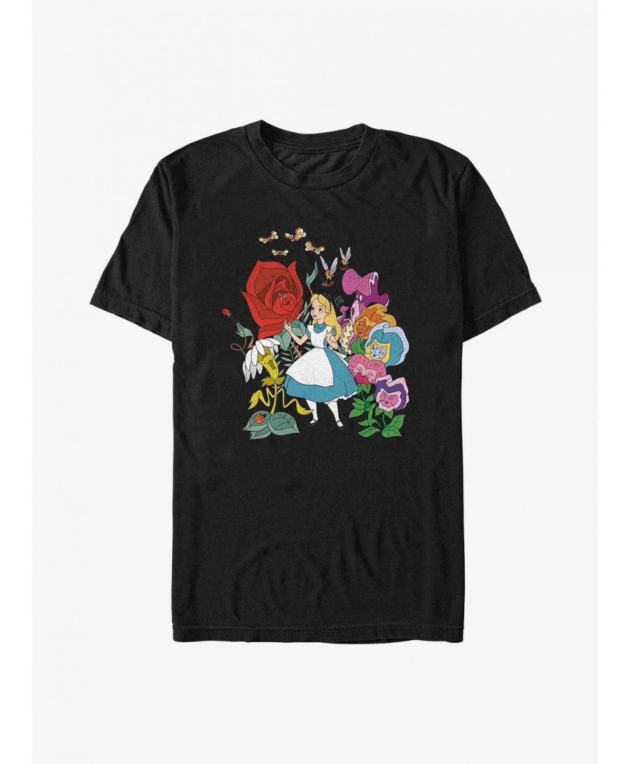 Sale Item Disney Alice in Wonderland Flower Afternoon T-Shirt $7.65 T-Shirts