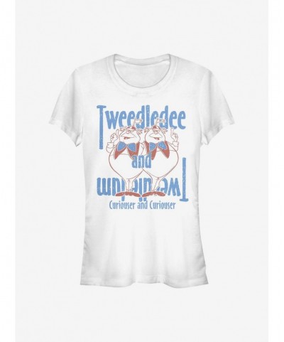 Bestselling Disney Alice In Wonderland Tweedles Girls T-Shirt $8.96 T-Shirts