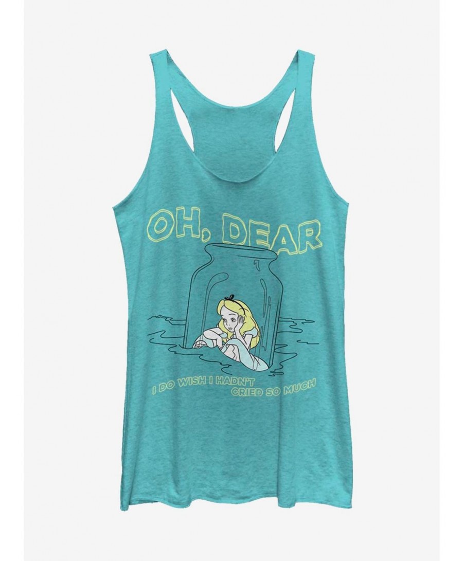 Exclusive Disney Alice In Wonderland Dear Tears Girls Tank $11.40 Tanks