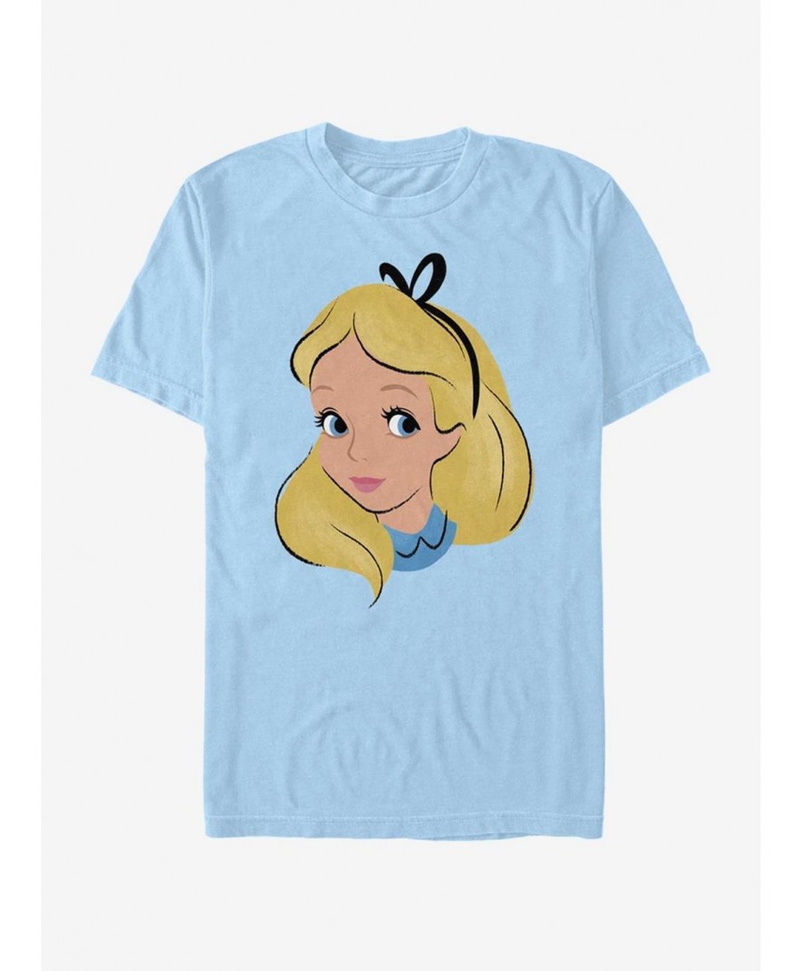 Unique Disney Alice In Wonderland Big Face T-Shirt $11.95 T-Shirts