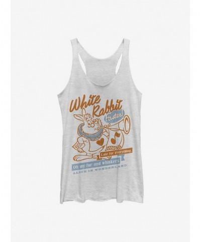 Crazy Deals Disney Alice In Wonderland Girls Tank Rabbit Girls Tank $8.81 Tanks