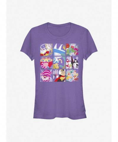 Flash Deal Disney Alice In Wonderland Wonder Art Blocks Girls T-Shirt $11.70 T-Shirts