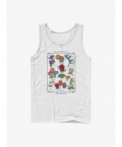 Exclusive Disney Alice in Wonderland Wildflowers Chart Tank $11.45 Tanks