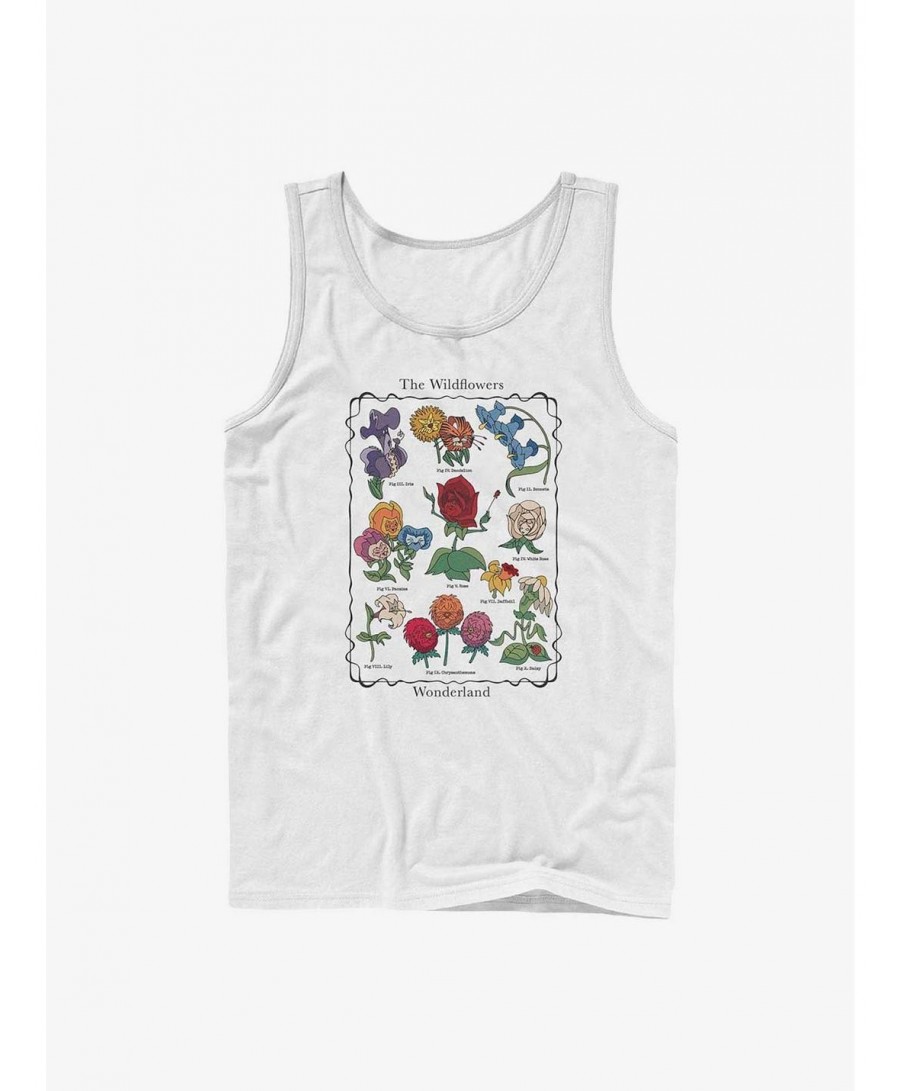 Exclusive Disney Alice in Wonderland Wildflowers Chart Tank $11.45 Tanks