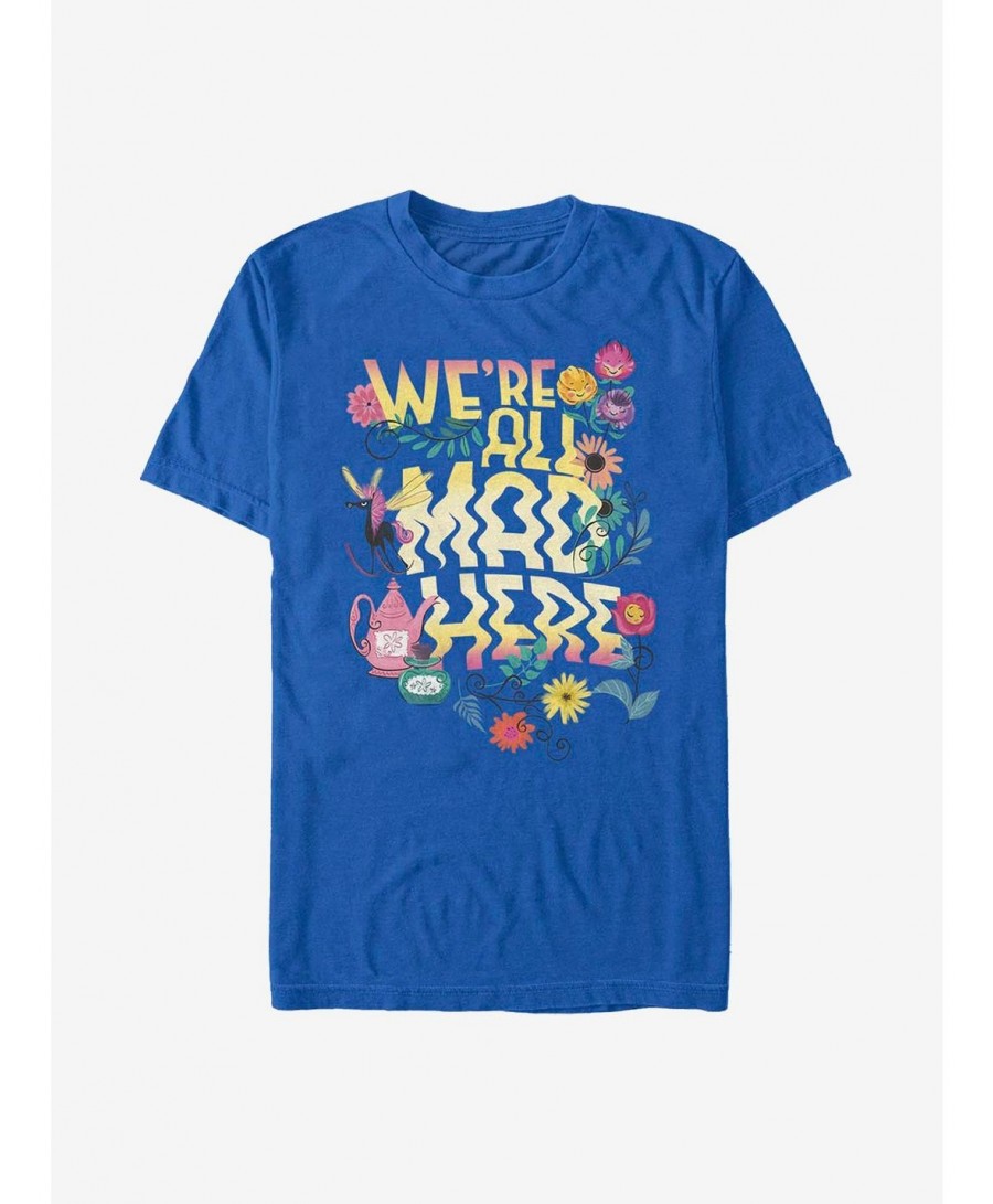 Trendy Disney Alice In Wonderland All Mad T-Shirt $9.32 T-Shirts