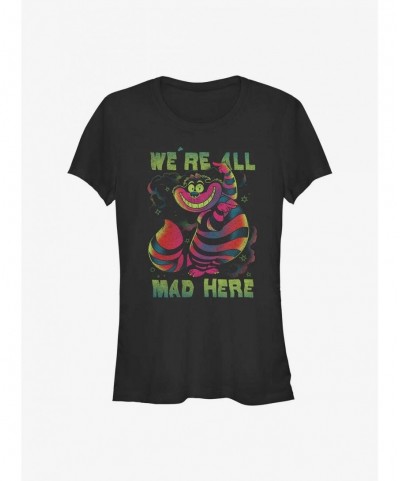 Festival Price Disney Alice In Wonderland Cheshire Rainbow Girls T-Shirt $11.70 T-Shirts