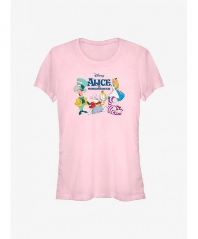 Pre-sale Disney Alice In Wonderland Friends Girls T-Shirt $10.71 T-Shirts