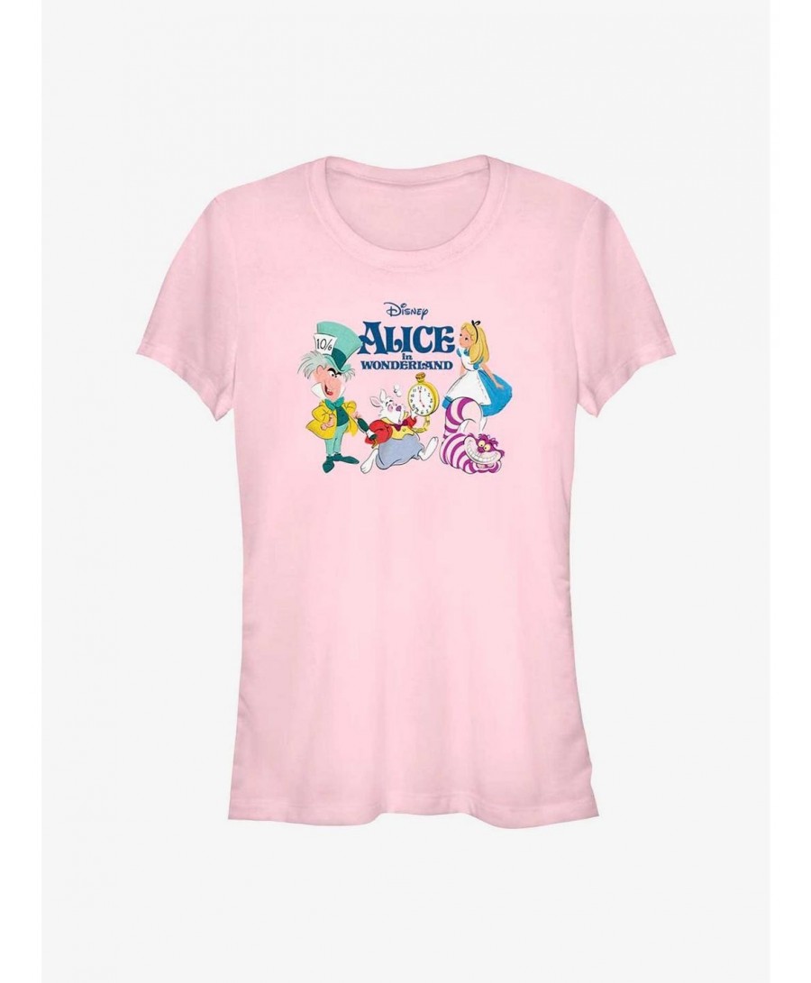 Pre-sale Disney Alice In Wonderland Friends Girls T-Shirt $10.71 T-Shirts