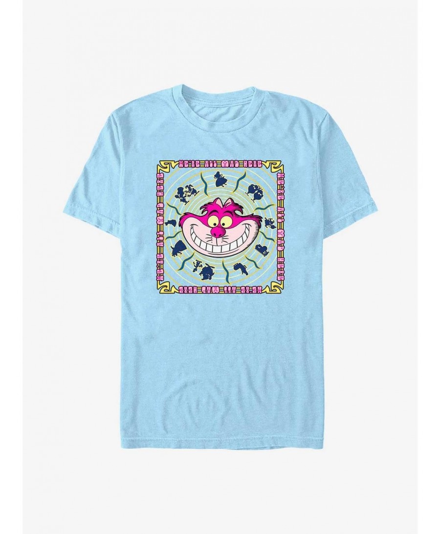 Flash Deal Disney Alice In Wonderland Radiate Madness Cheshire T-Shirt $7.89 T-Shirts