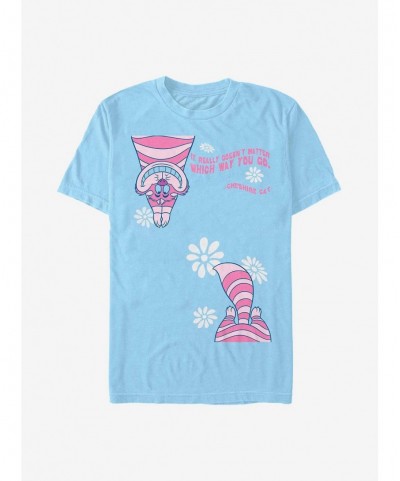 Clearance Disney Alice In Wonderland Cheshire Split T-Shirt $7.17 T-Shirts