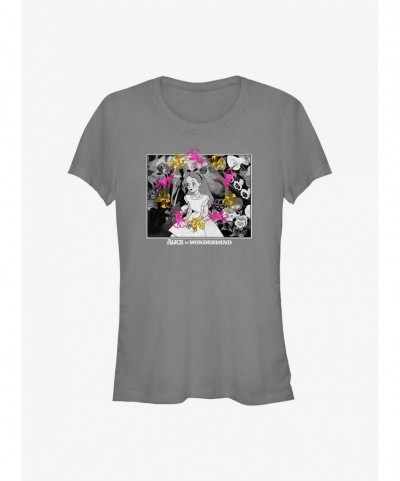 Absolute Discount Disney Alice In Wonderland Nonsense Girls T-Shirt $12.20 T-Shirts