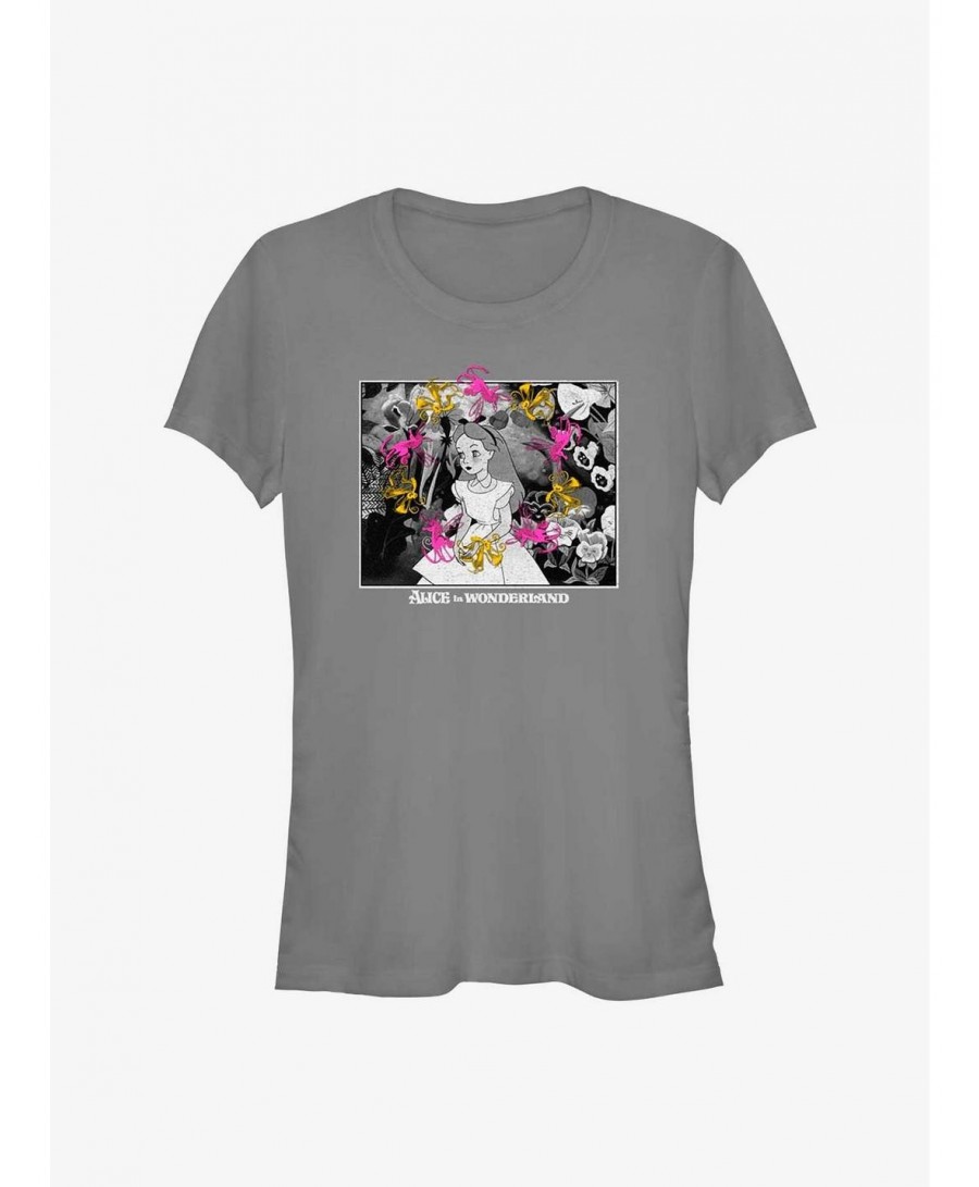 Absolute Discount Disney Alice In Wonderland Nonsense Girls T-Shirt $12.20 T-Shirts