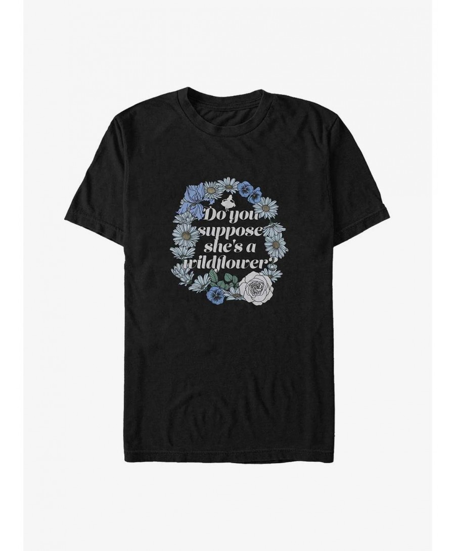 Exclusive Disney Alice in Wonderland Wildflowers Big & Tall T-Shirt $9.27 T-Shirts