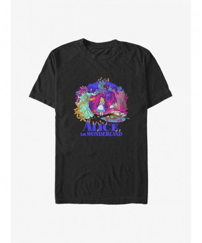 High Quality Disney Alice in Wonderland Full of Wonder Poster Big & Tall T-Shirt $13.46 T-Shirts