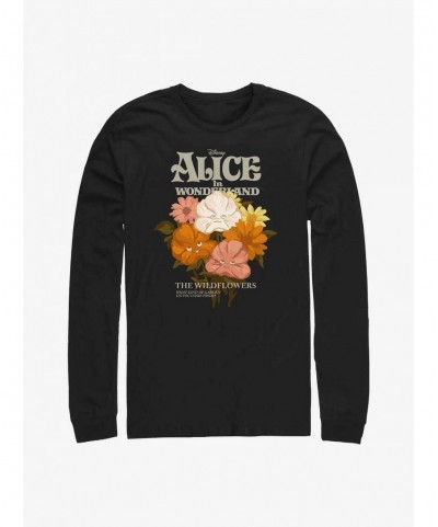 Exclusive Disney Alice in Wonderland The Wildflowers Long-Sleeve T-Shirt $13.82 T-Shirts