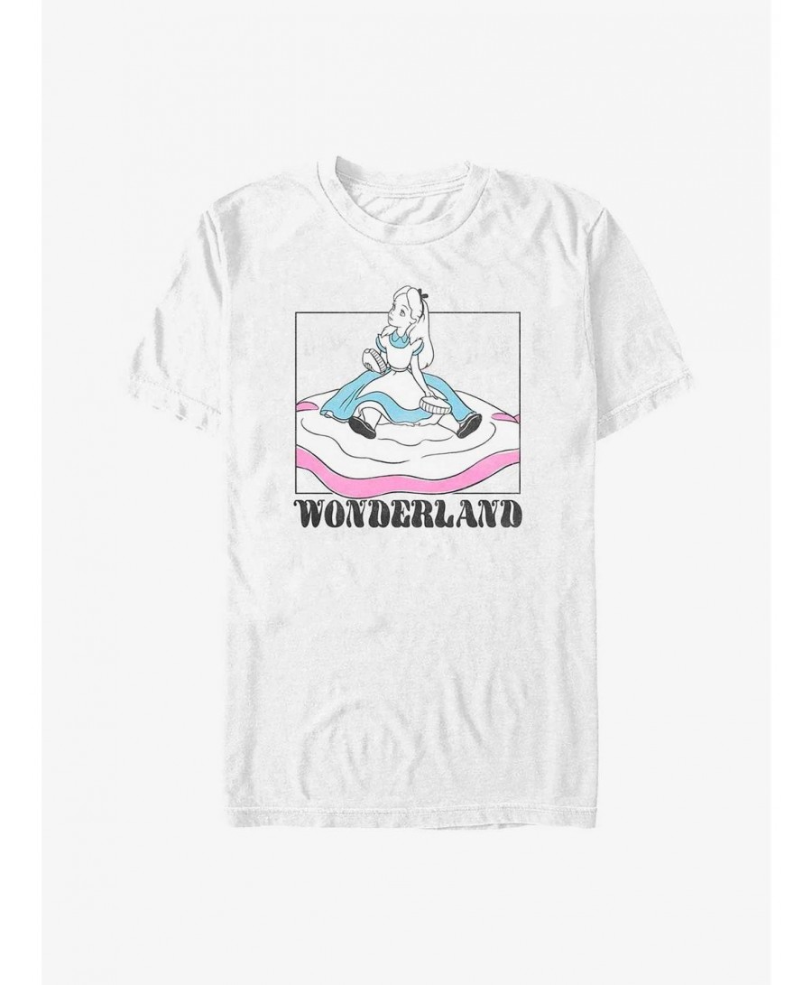 Flash Sale Disney Alice in Wonderland Soft Pop Wonderland T-Shirt $7.89 T-Shirts