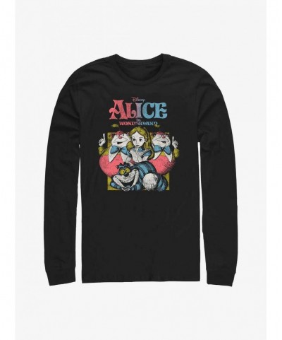 Exclusive Price Disney Alice in Wonderland Vintage Alice Long-Sleeve T-Shirt $13.16 T-Shirts