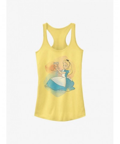 Wholesale Disney Alice In Wonderland Watercolors Girls Tank $10.71 Tanks