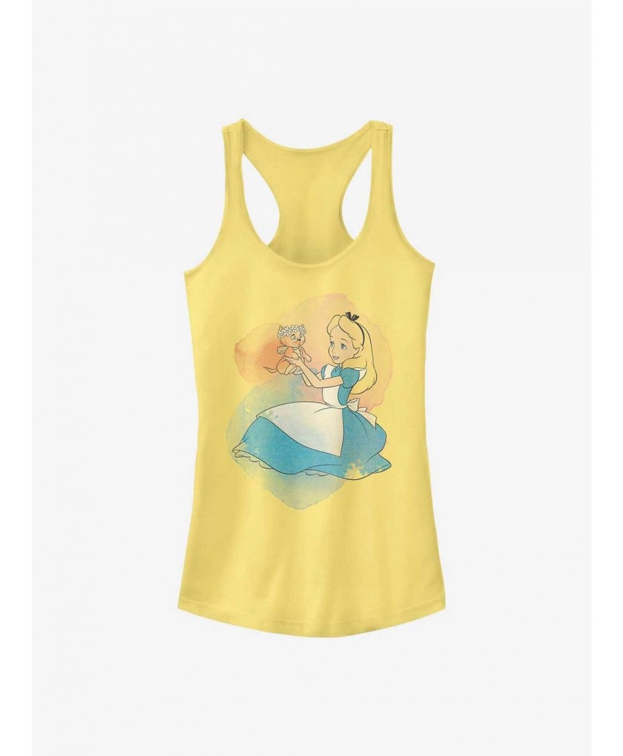 Wholesale Disney Alice In Wonderland Watercolors Girls Tank $10.71 Tanks