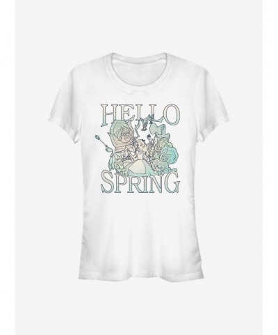 Sale Item Disney Alice In Wonderland Spring Garden Alice Girls T-Shirt $11.95 T-Shirts