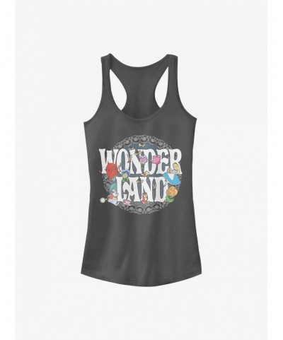 Wholesale Disney Alice In Wonderland Floral Girls Tank $8.47 Tanks