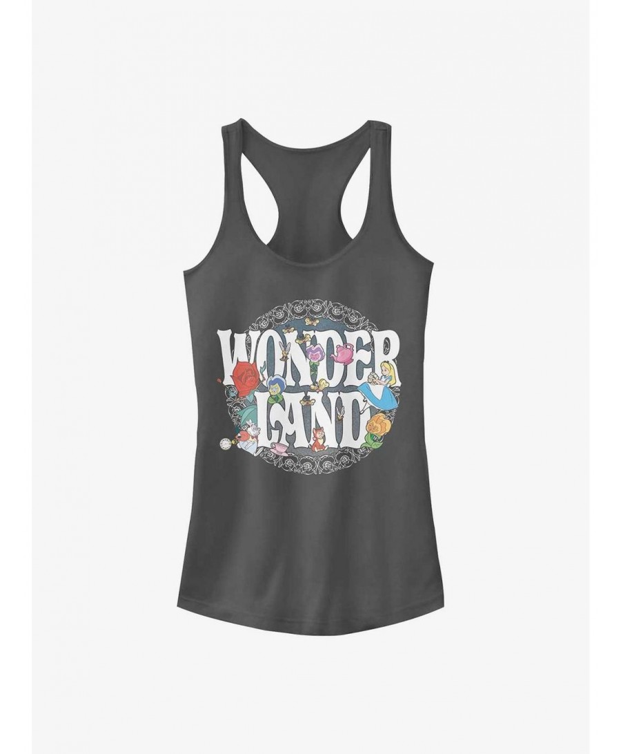 Wholesale Disney Alice In Wonderland Floral Girls Tank $8.47 Tanks