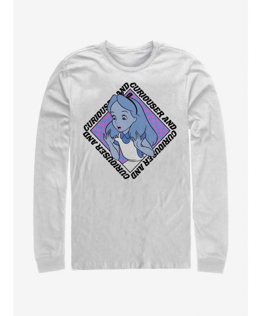 Limited-time Offer Disney Alice In Wonderland Alice Face Long-Sleeve T-Shirt $11.52 T-Shirts