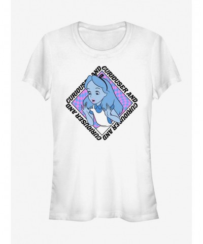 Hot Sale Disney Alice In Wonderland Alice Face Girls T-Shirt $11.45 T-Shirts