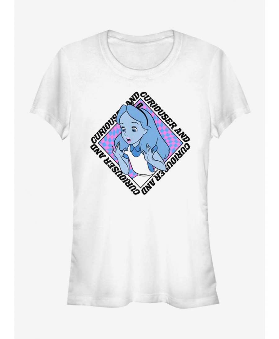 Hot Sale Disney Alice In Wonderland Alice Face Girls T-Shirt $11.45 T-Shirts