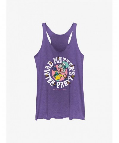 Festival Price Disney Alice in Wonderland Mad Hatter's Tea Party Girls Tank $11.66 Tanks