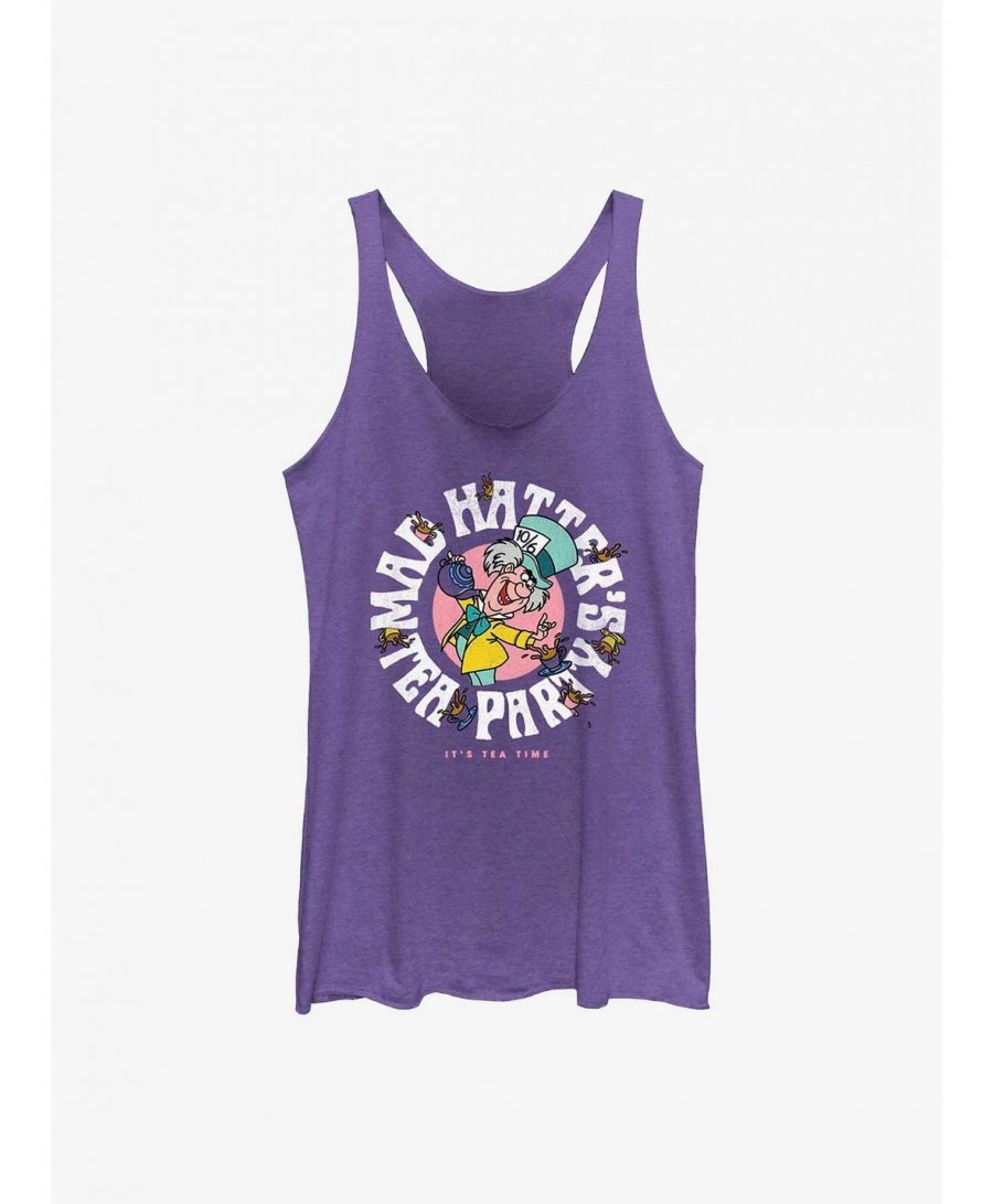 Festival Price Disney Alice in Wonderland Mad Hatter's Tea Party Girls Tank $11.66 Tanks