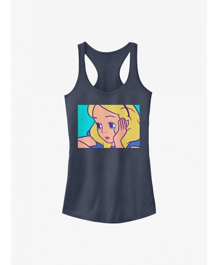 High Quality Disney Alice In Wonderland Sad Alice Girls Tank $8.22 Tanks