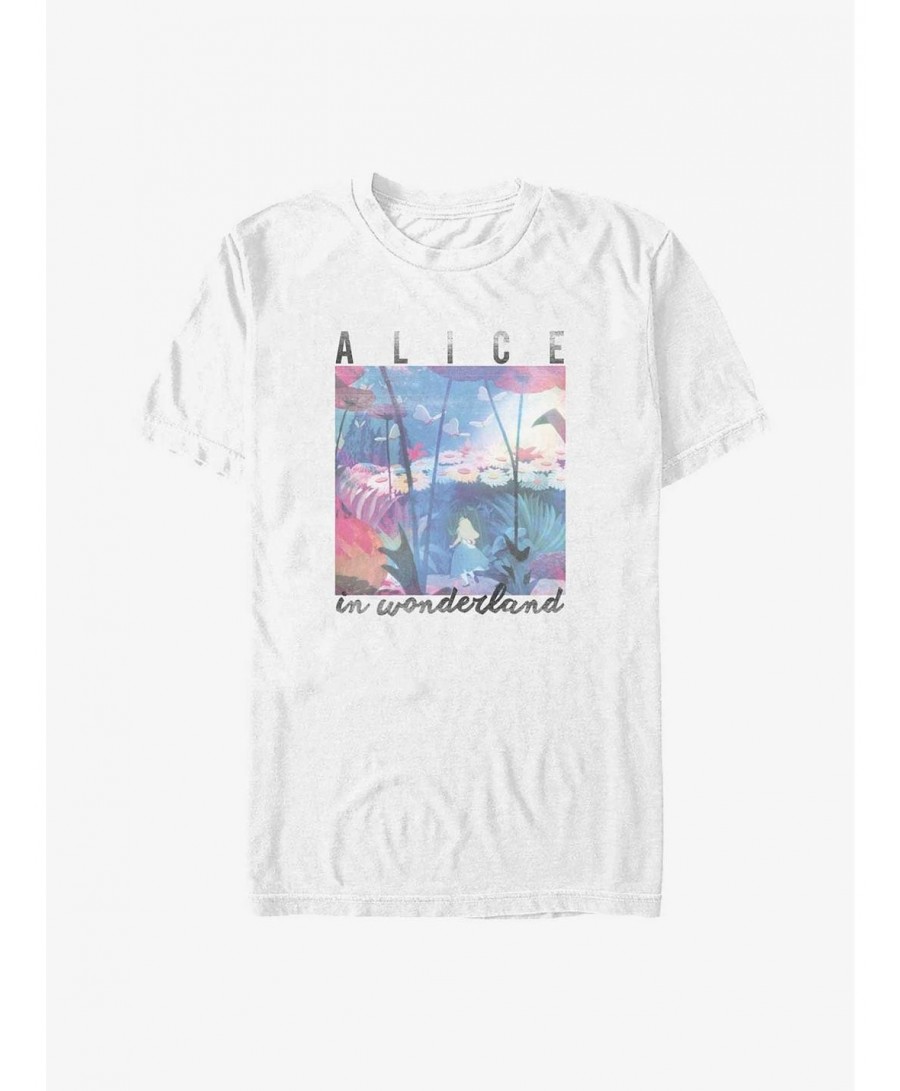 Special Disney Alice In Wonderland Garden Scene T-Shirt $7.89 T-Shirts