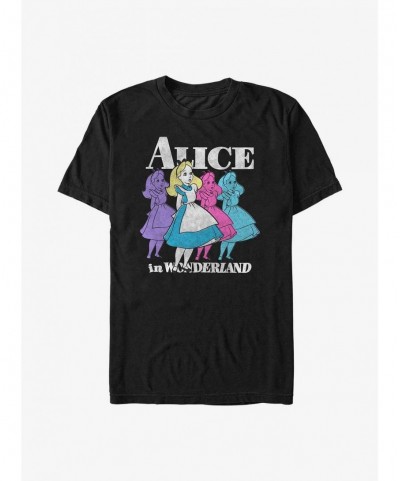 Limited Time Special Disney Alice in Wonderland Trippy Alice T-Shirt $8.13 T-Shirts