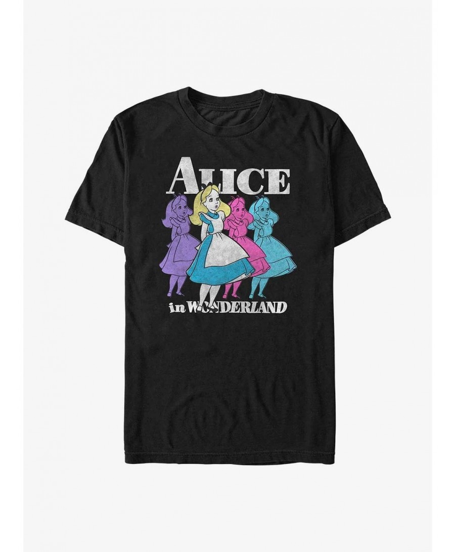 Limited Time Special Disney Alice in Wonderland Trippy Alice T-Shirt $8.13 T-Shirts