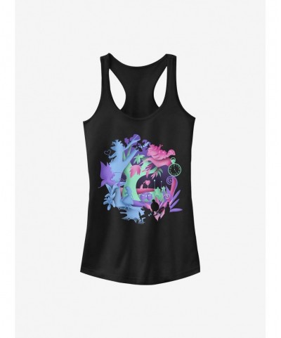 Special Disney Alice In Wonderland Chaos Wonderland Girls Tank $8.47 Tanks