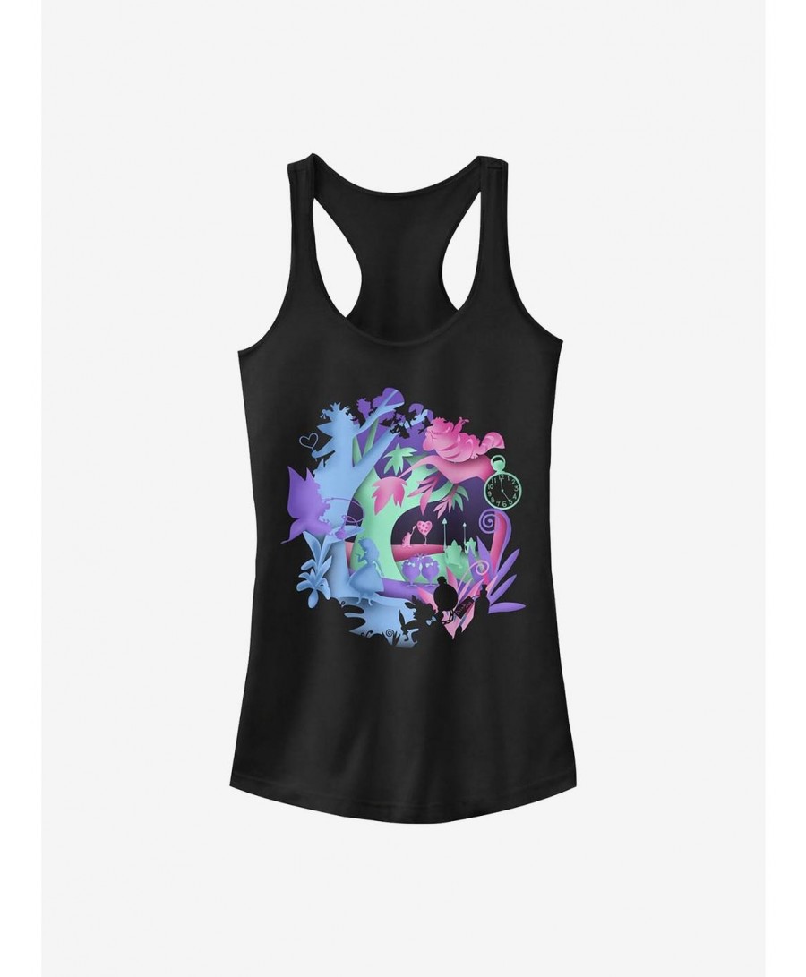 Special Disney Alice In Wonderland Chaos Wonderland Girls Tank $8.47 Tanks