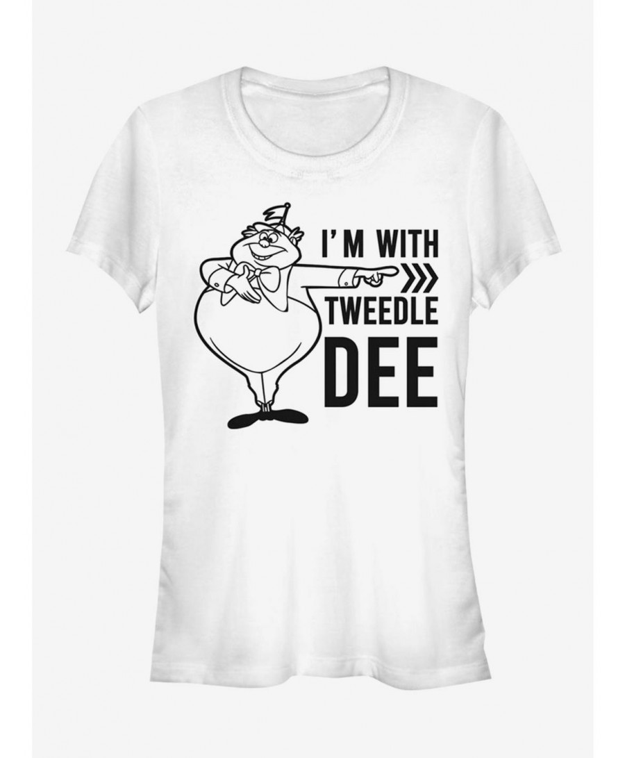 Value for Money Disney Alice In Wonderland Tweedle Dee Dum Dee Girls T-Shirt $7.72 T-Shirts