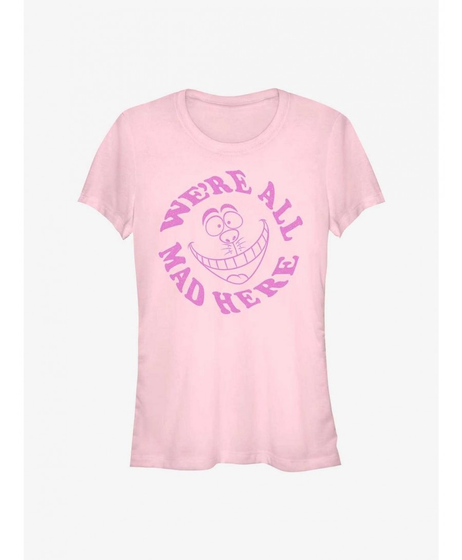 Big Sale Disney Alice In Wonderland Cheshire All Smiles Girls T-Shirt $10.21 T-Shirts