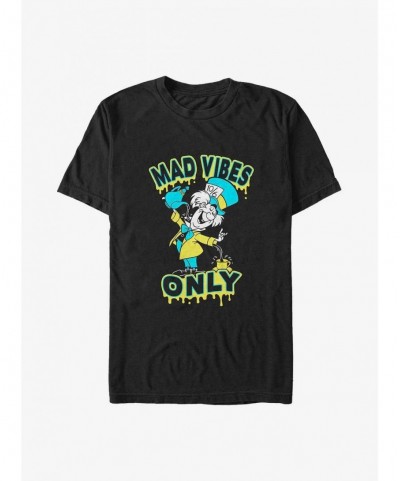 Exclusive Price Disney Alice in Wonderland Mad Vibes Only Big & Tall T-Shirt $14.95 T-Shirts