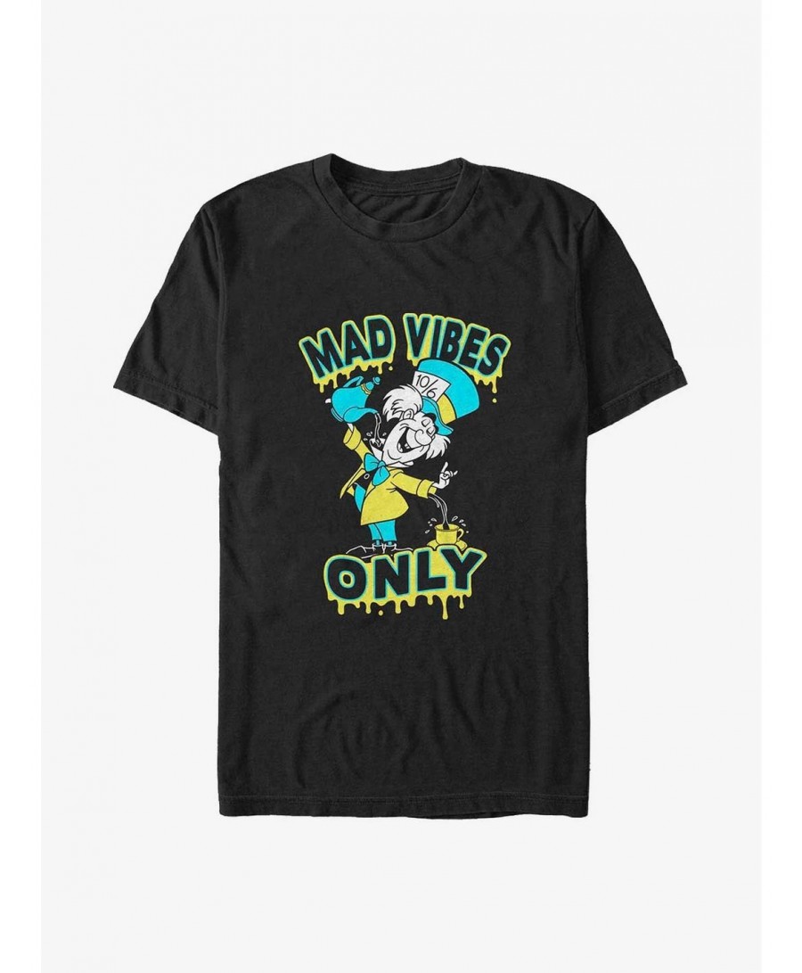 Exclusive Price Disney Alice in Wonderland Mad Vibes Only Big & Tall T-Shirt $14.95 T-Shirts