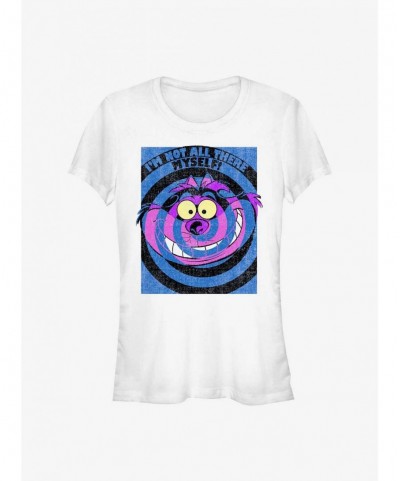 Premium Disney Alice In Wonderland Cheshire Not All There Girls T-Shirt $8.22 T-Shirts