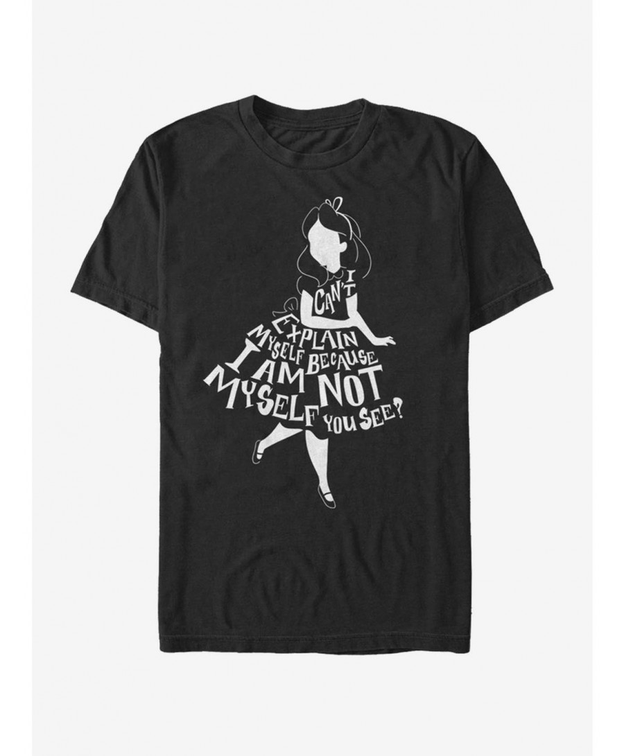 Limited-time Offer Disney Alice In Wonderland Not Myself T-Shirt $8.60 T-Shirts