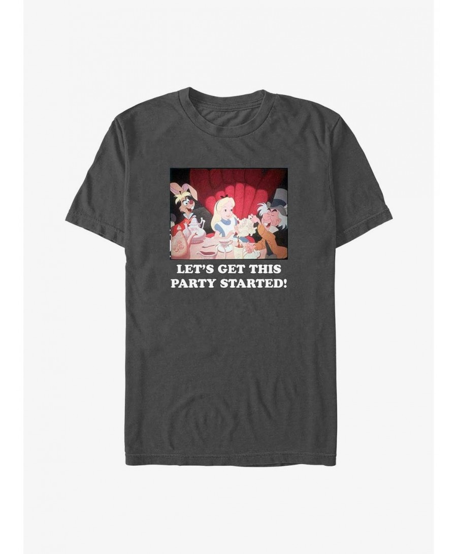 Pre-sale Discount Disney Alice In Wonderland Get This Party Started T-Shirt $8.13 T-Shirts