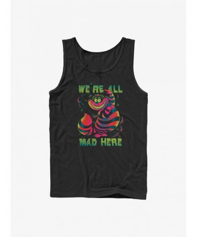 Fashion Disney Alice in Wonderland Mad Cheshire Tank $11.21 Tanks