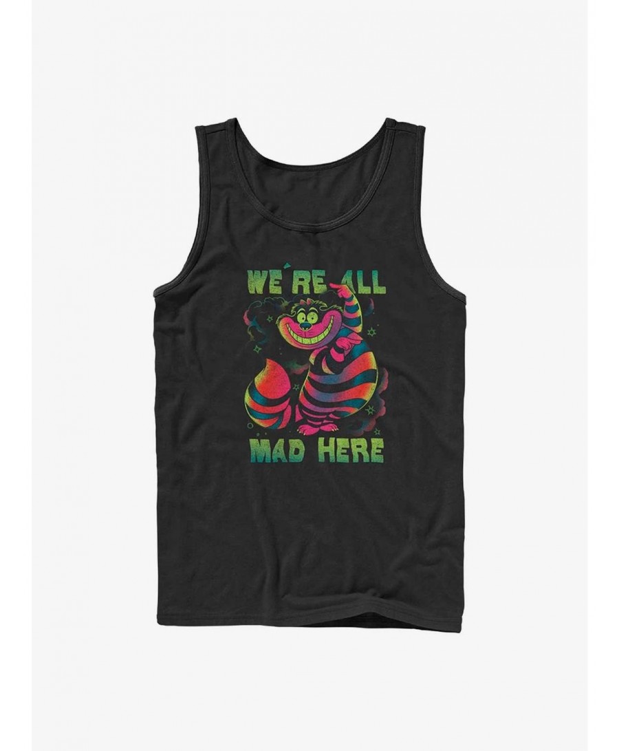 Fashion Disney Alice in Wonderland Mad Cheshire Tank $11.21 Tanks