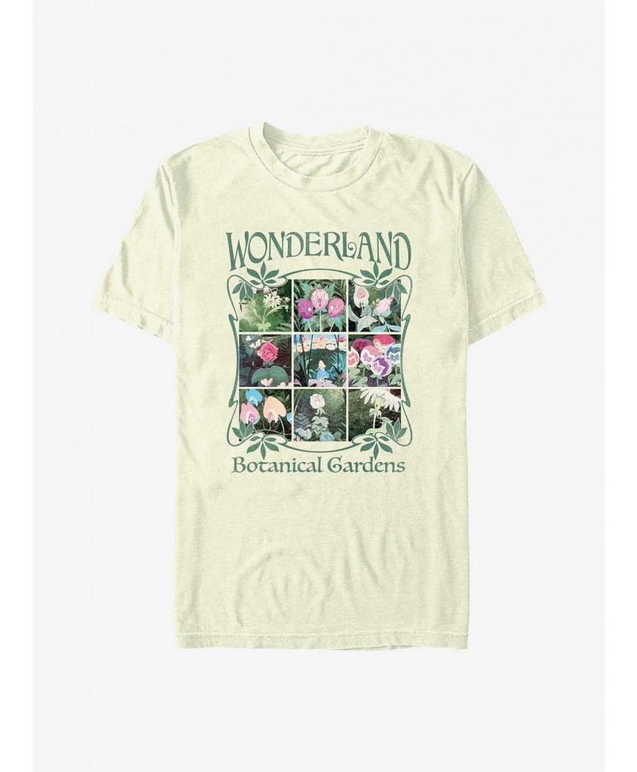 Low Price Disney Alice In Wonderland Botanical Gardens T-Shirt $10.52 T-Shirts