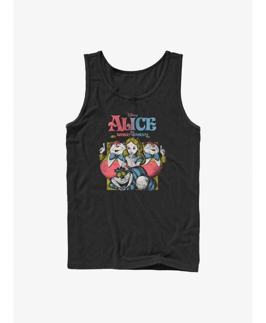 Clearance Disney Alice in Wonderland Vintage Alice Tank $11.95 Tanks